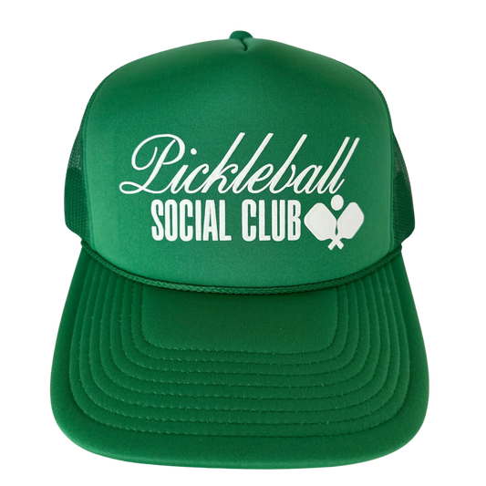 Local Beach Pickleball Social Club Trucker Hat