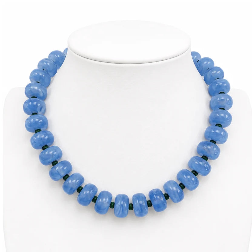 Caryn Lawn Carmel Necklace Blue/Forest