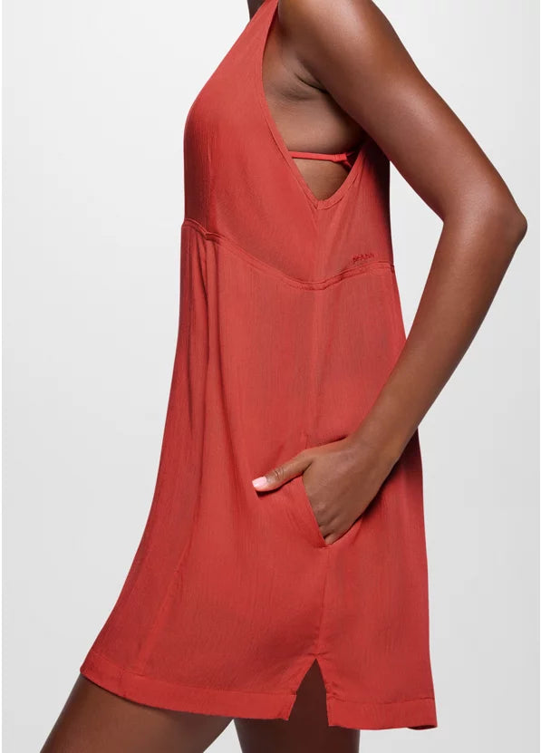 Prana Women's Fernie V-Neck Mini Dress