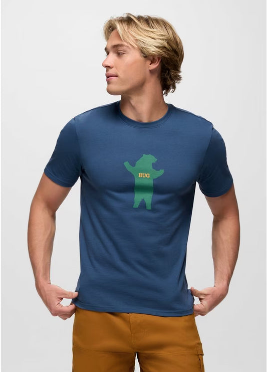 Prana Men's Bear Squeeze Journeyman Short Sleeve Graphic Tee