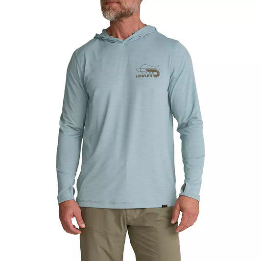 Howler Brothers Men's HB Tech Hoodie- Pool Blue