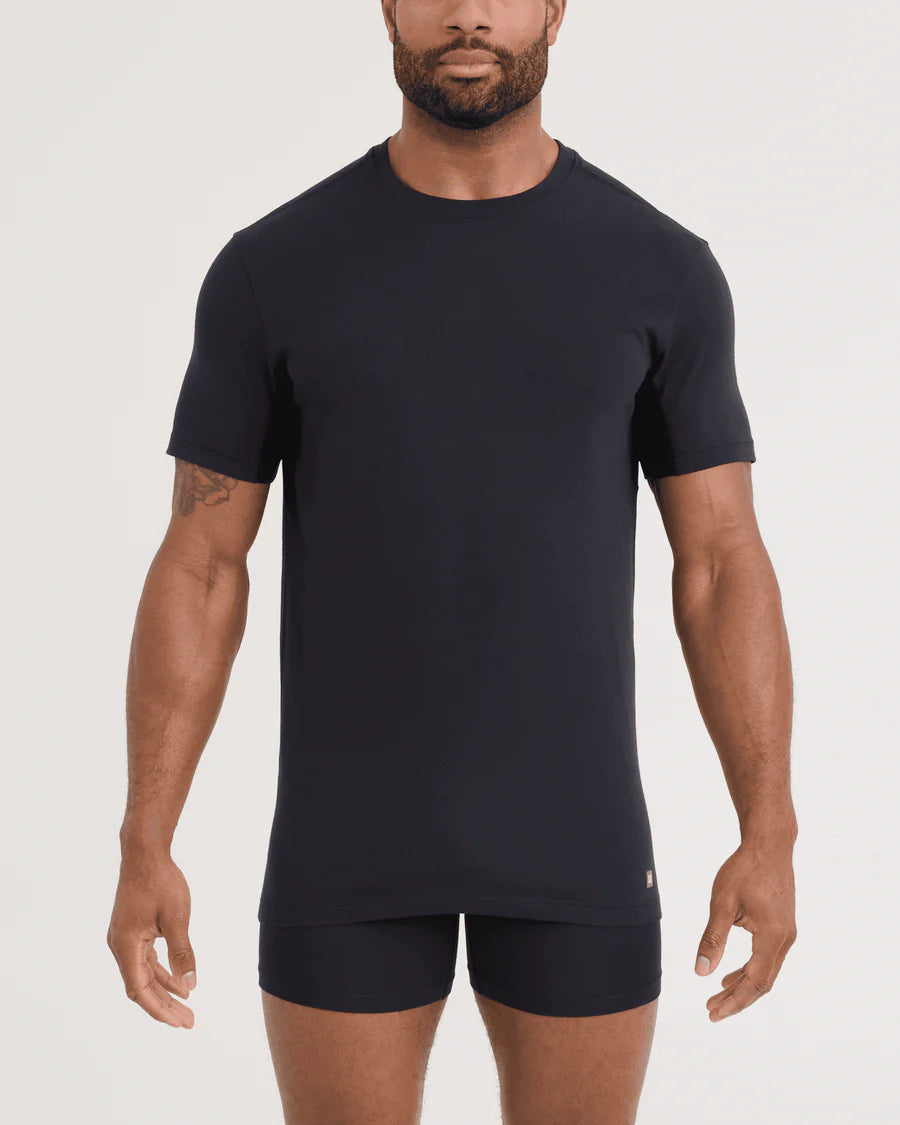 Saxx DropTemp Dry Cotton Cooling Crew Neck Undershirt