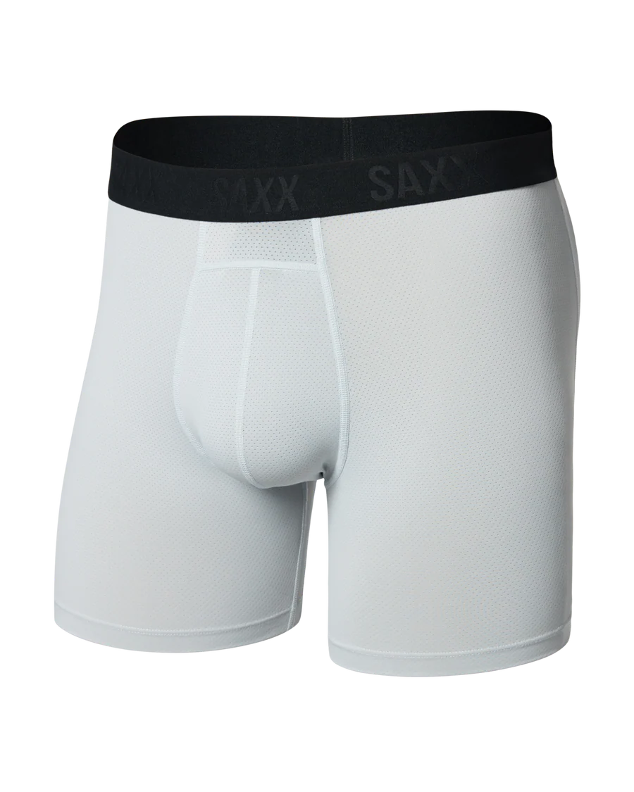 Saxx Smooth Flex Light Compression Light Compression Boxer Brief 6"- Pearl Grey