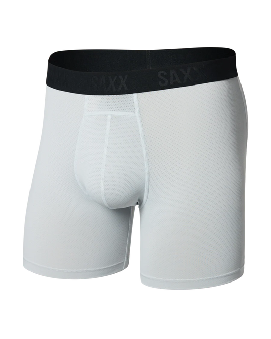 Saxx Smooth Flex Light Compression Light Compression Boxer Brief 6"- Pearl Grey