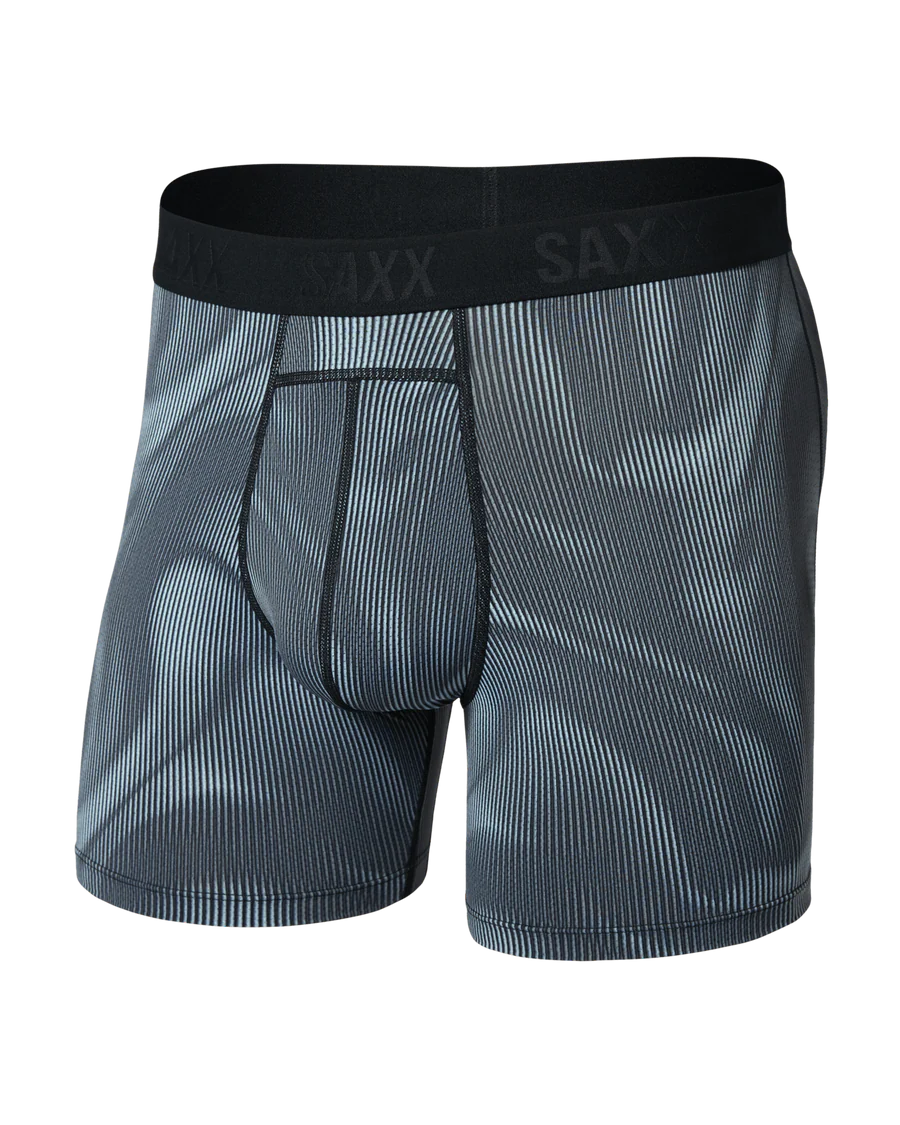 Saxx Smooth Flex Light Compression Light Compression Boxer Brief 6"- Smoke Camo-Deep Navy
