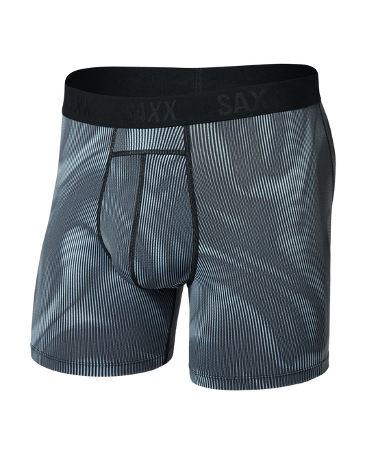 Saxx Smooth Flex Light Compression Light Compression Boxer Brief 6"- Smoke Camo-Deep Navy