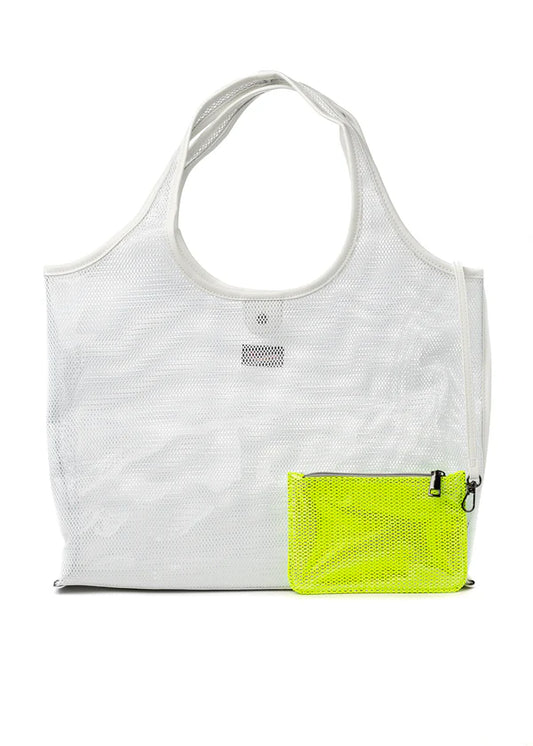 Haute Shore Roxy Blanc Mesh Tote