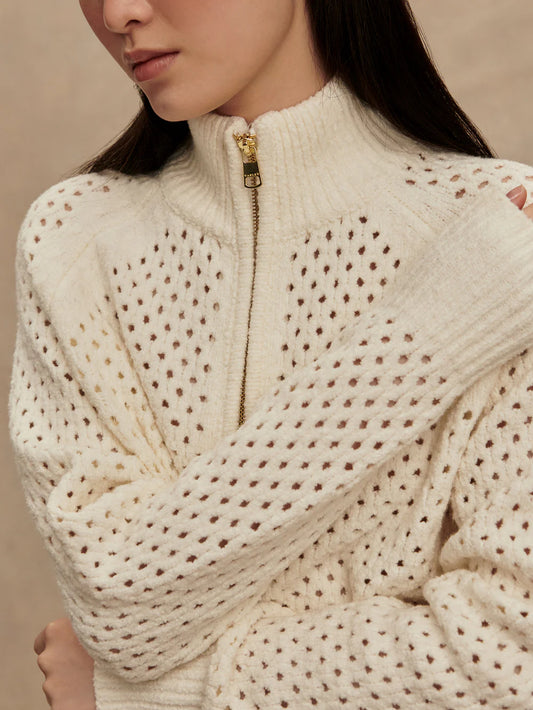 Varley Mandy Bouclé Knit Jacket