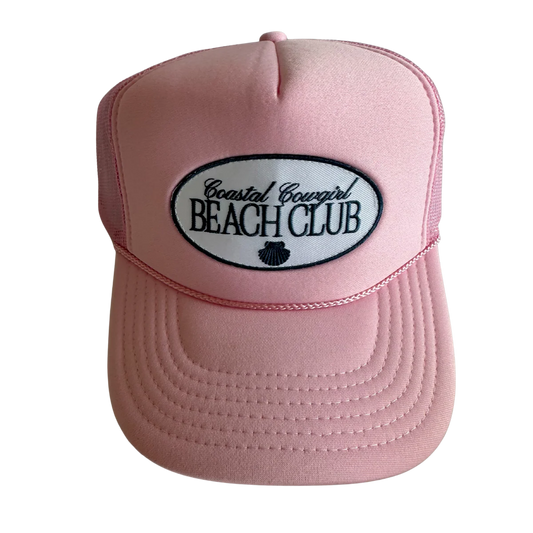 Local Beach Coastal Cowgirl Beach Club Trucker Hat