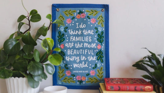 Pippi Post Families Are The Most Beautiful Canvas Banner