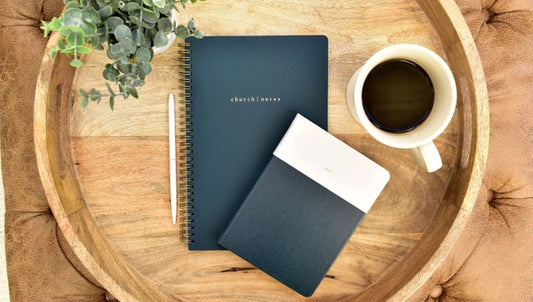 Church Notes Notebook-Navy