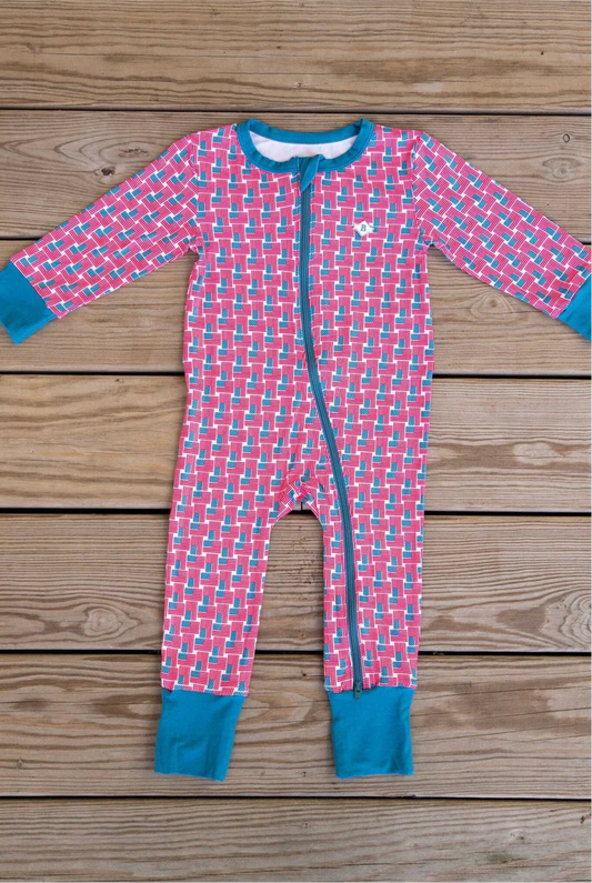 Burlebo Baby Zip-Up Onesie