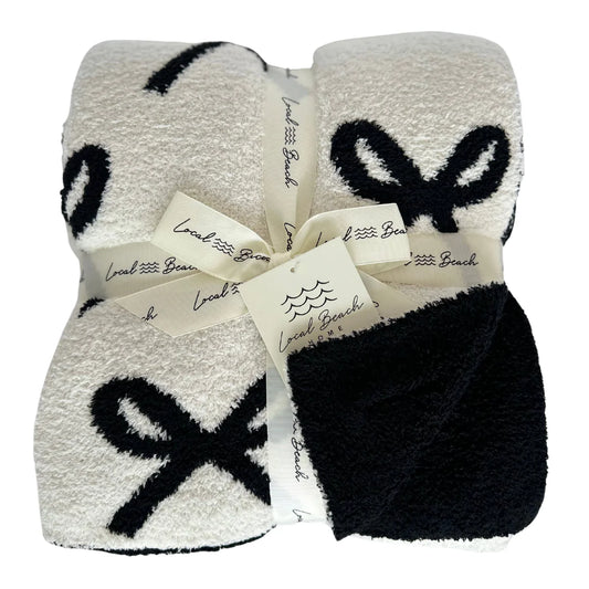 Local Beach Bow Luxe Home Blanket