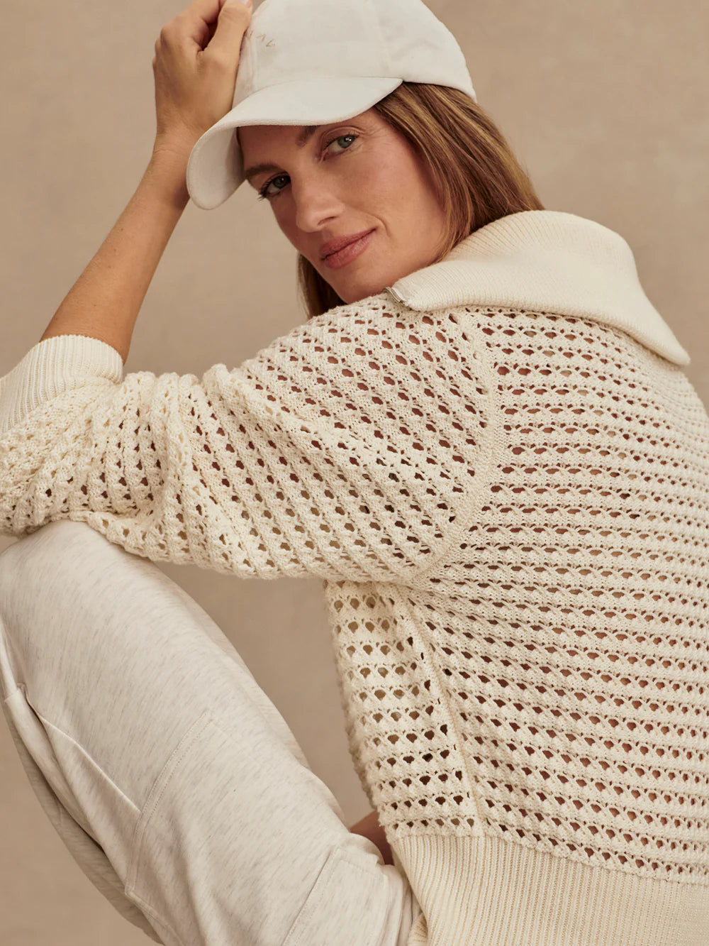 Varley Eloise Zip-Through Knit