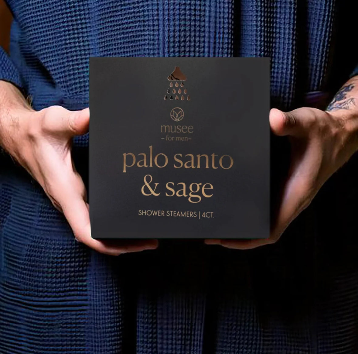 Musee For Men Palo Santo And Sage Shower Steamers