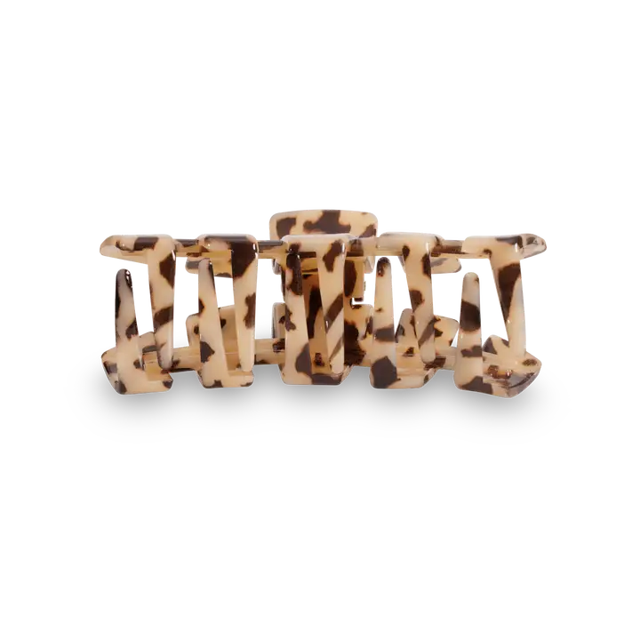 Teleties Classic Hair Clip | Medium | Blonde Tortoise