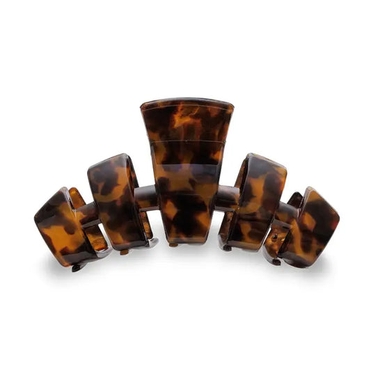 Teleties Classic Hair Clip | Large | Tortoise