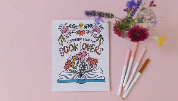 Pippi Post Book Lover Coloring Book