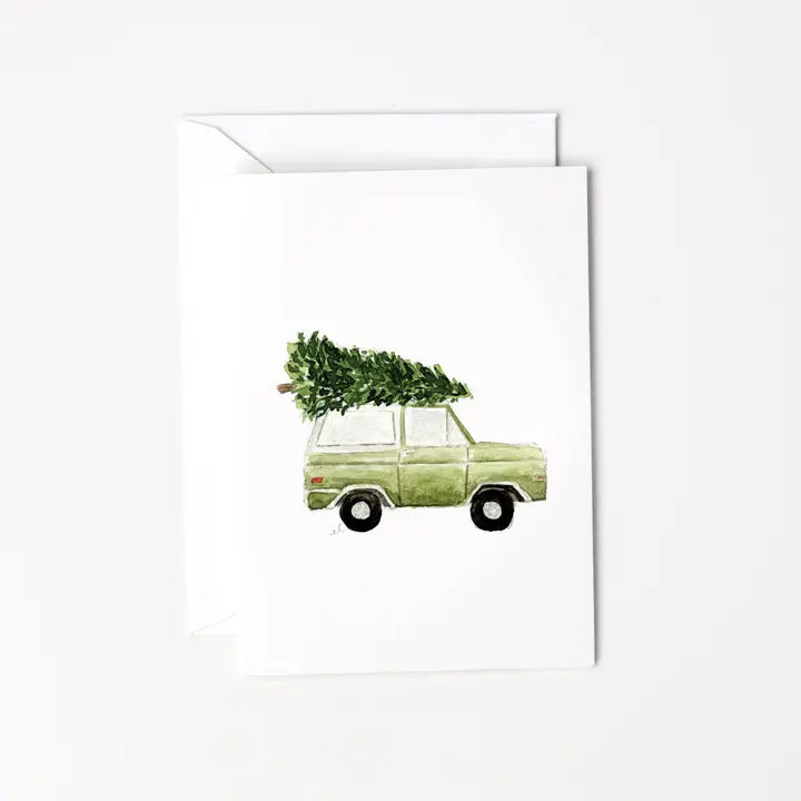 Emily Lex Studio Christmas Tree Truck Mini Card