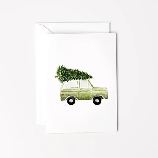 Emily Lex Studio Christmas Tree Truck Mini Card