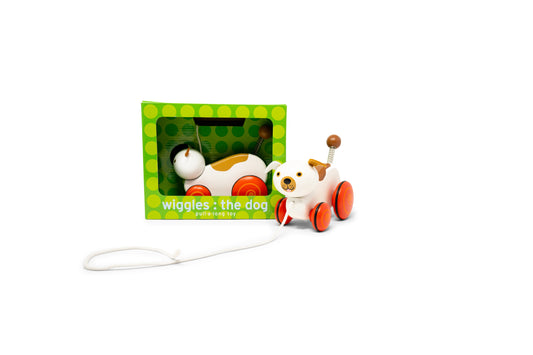 Jack Rabbit Creations Wiggles The Dog Pull Toy