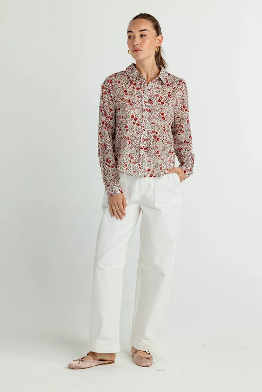 We Are Sundays Damson Garden Oliver Shirt