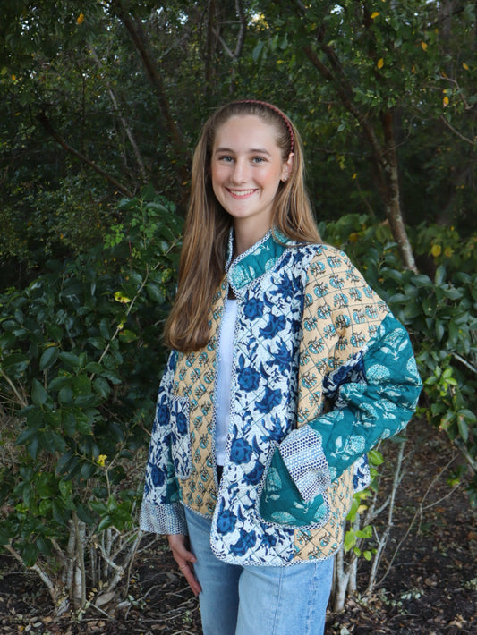 THML Women's Patchwork Quilted Jacket