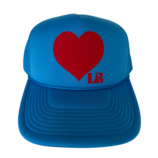 Local Beach Heart LB Trucker Hat