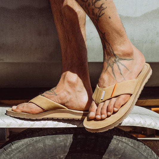 Grundens Men's Mudflats Leather Sandal