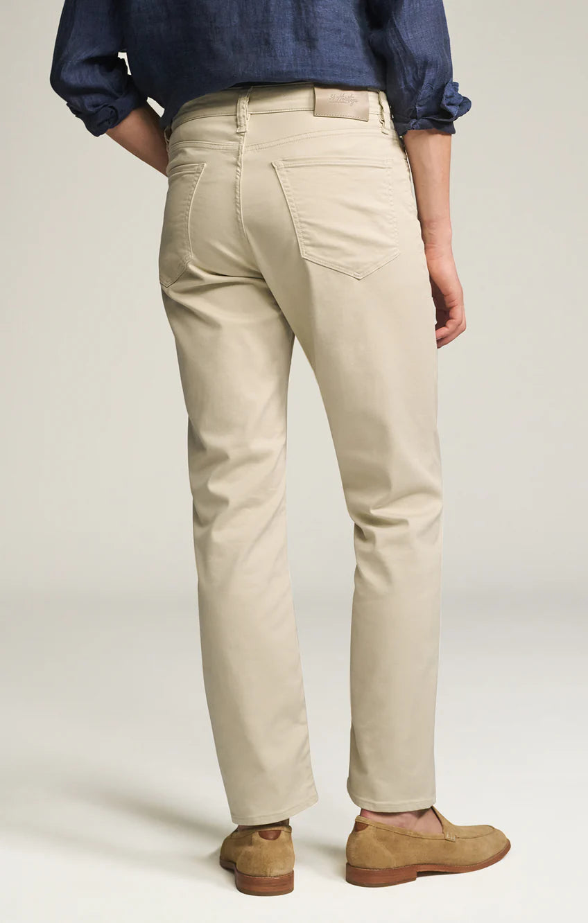 34 Heritage Men's Charisma Relaxed Straight Leg Pants in Tan Coolmax