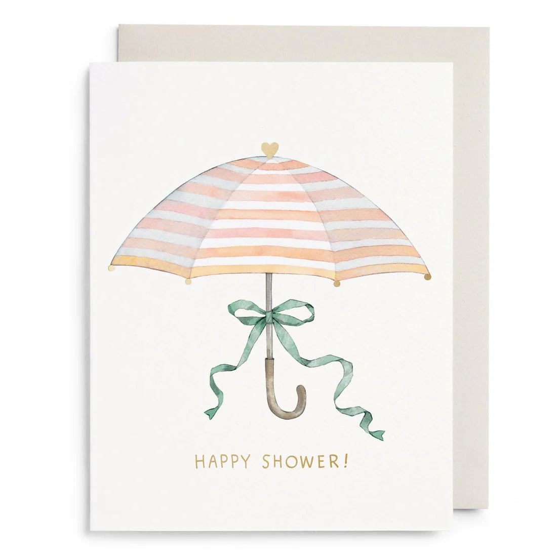 E. Frances Umbrella Shower Greeting Card