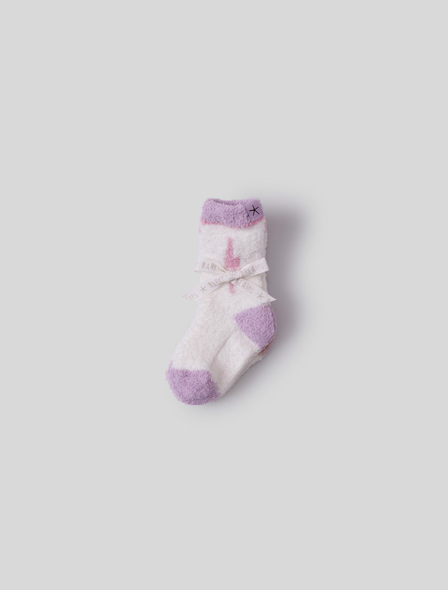 Barefoot Dreams CozyChic® Toddler Space Adventure Sock Set- Dusty Rose