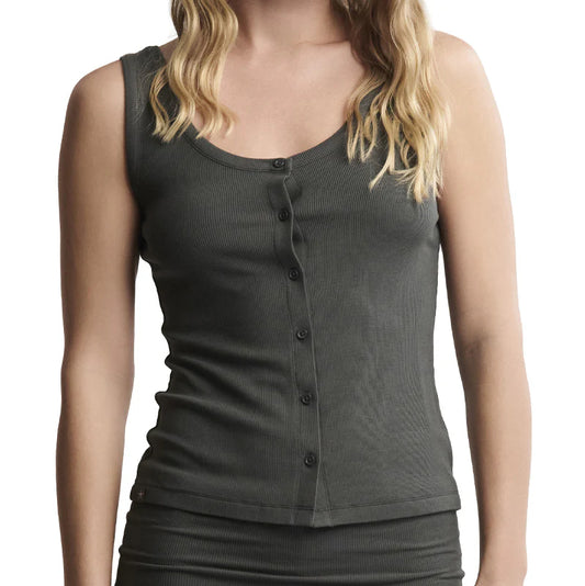 Barefoot Dreams Ultra Soft Rib Button Front Cami