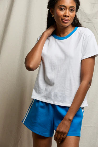 PerfectWhiteTee Billie Cotton Jersey Ringer Tee
