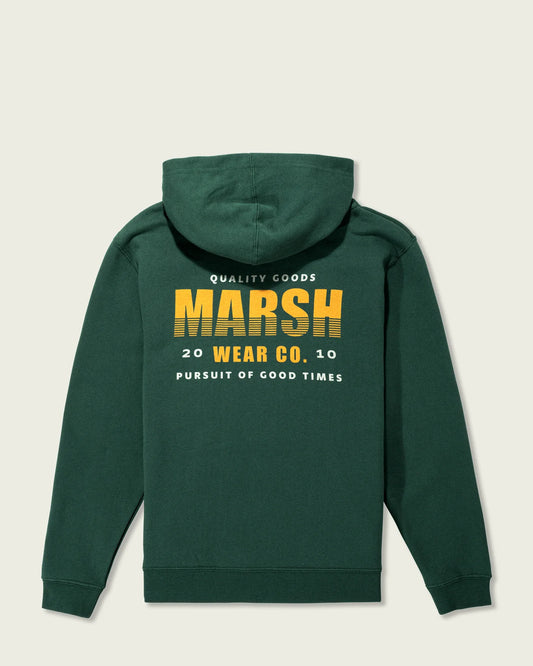 Marsh Wear Youth Linear Pullover Hoodie- Alphine Green
