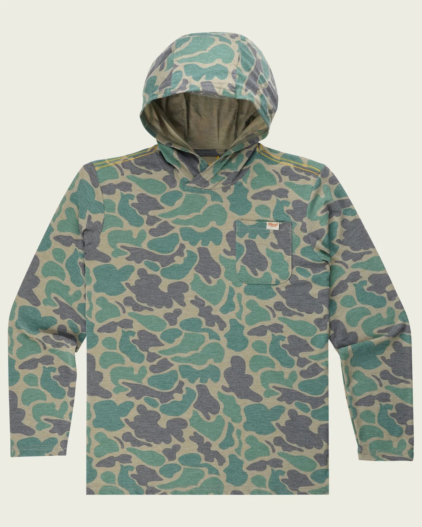 Marsh Wear Youth Buxton Hoodie- Green Mallard Camo