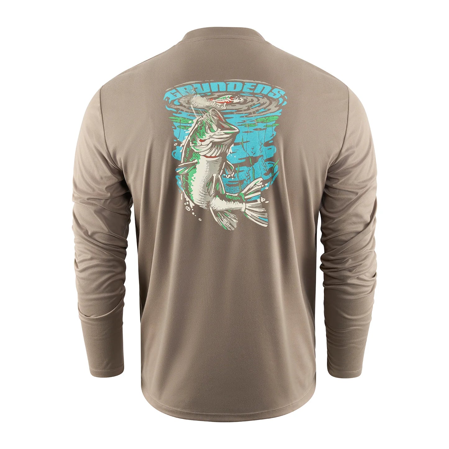 Grundens Men's Bass Popper Long Sleeve Tech Tee