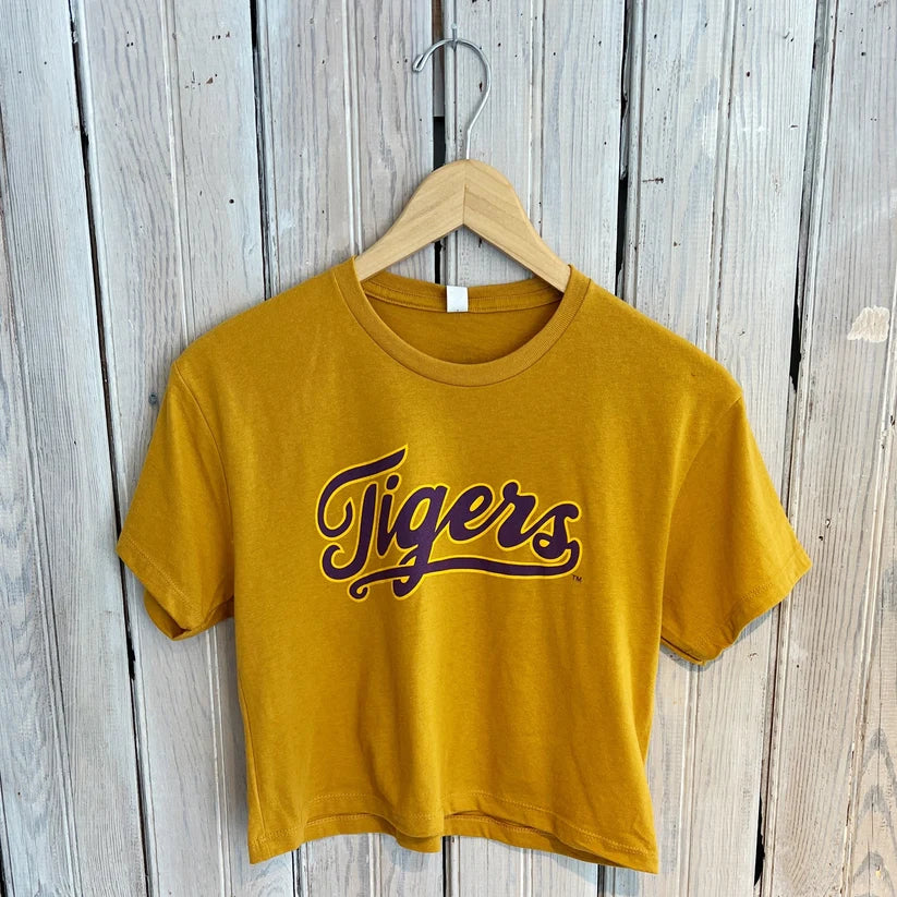 Nola Mercantile LSU Tigers Script Crop