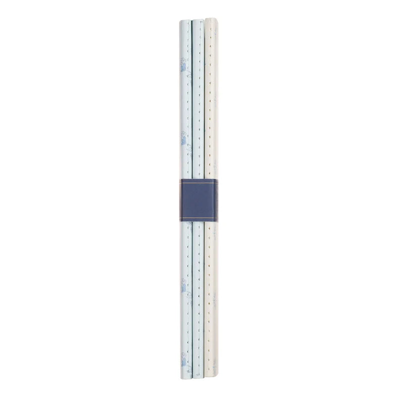 Eccolo Cherrywood Lane Faith Light Blue Journal Set of 3 | 6" x 8"