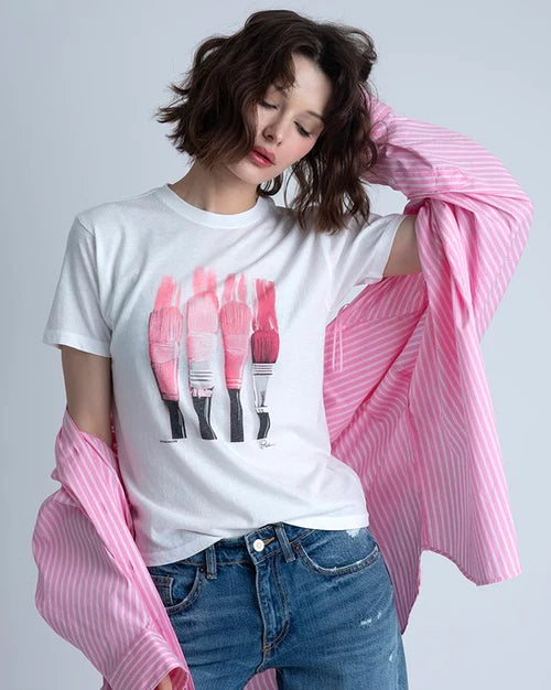 Cpress Studio Brushwork Mushie Tee