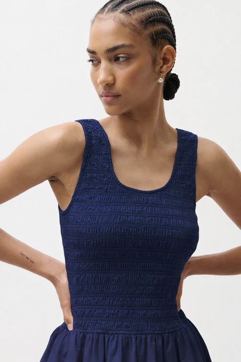 Pistola Ilona Bubble Hem Dress - Peacoat