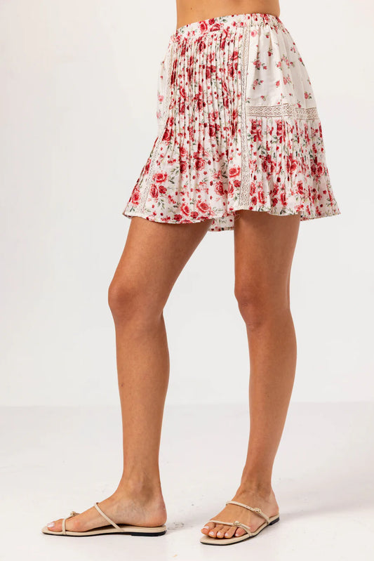 We are Sundays Pintucked Mini Camari Skirt