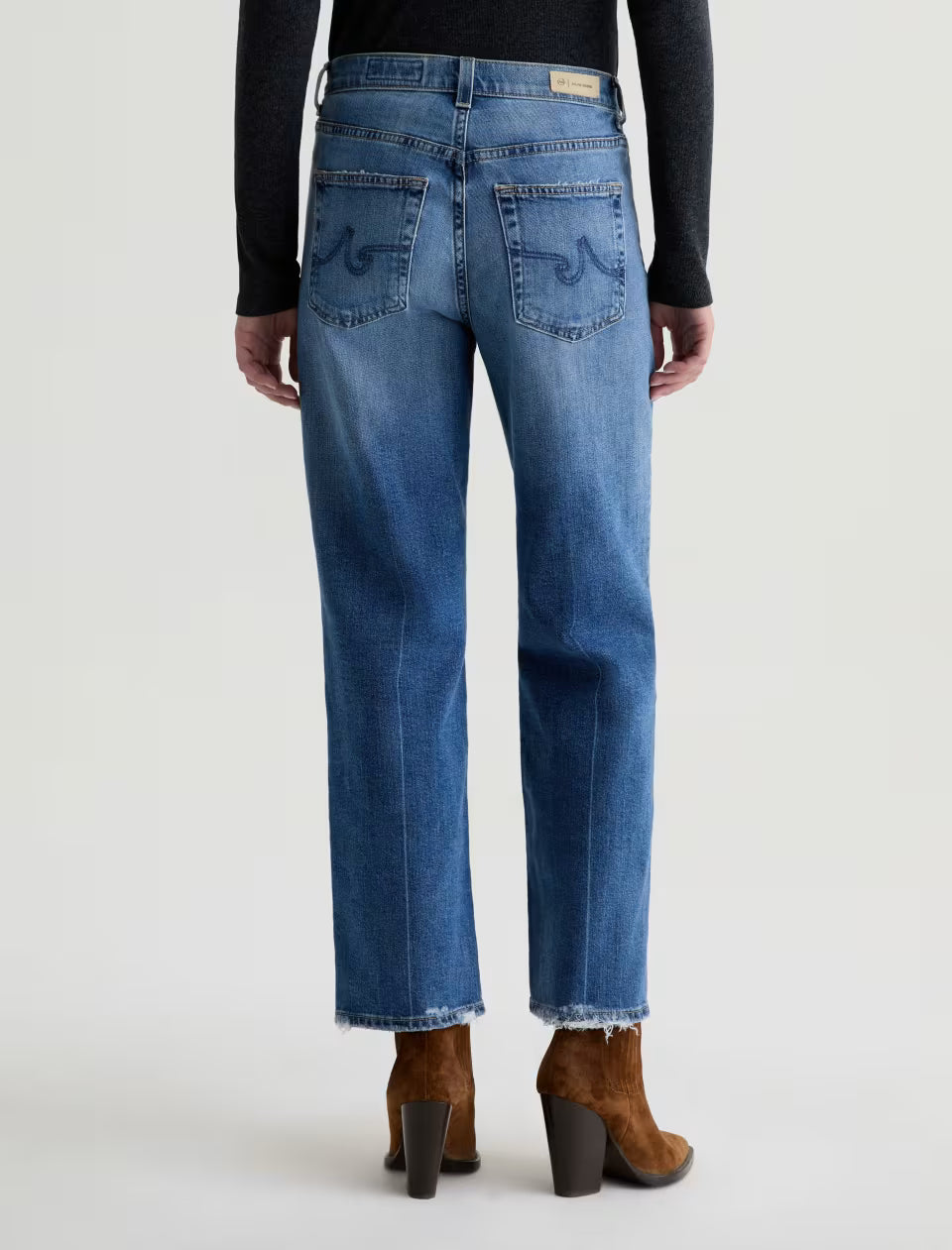 AG Brinley Mid-Rise Straight Jean