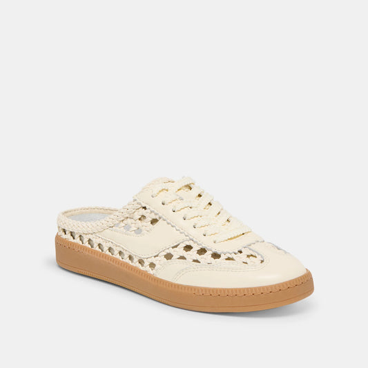Dolce Vita Notice Slide Woven Sneakers Off White Woven Stella
