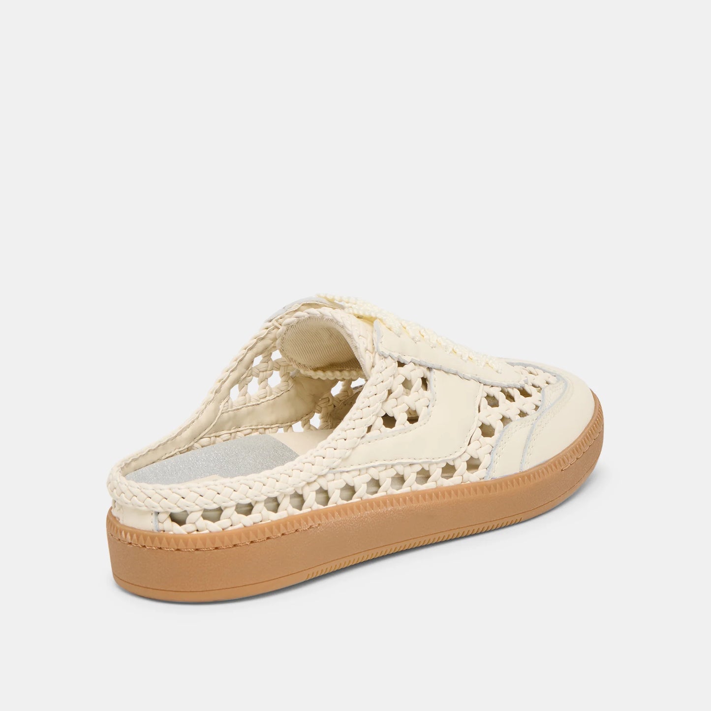 Dolce Vita Notice Slide Woven Sneakers Off White Woven Stella