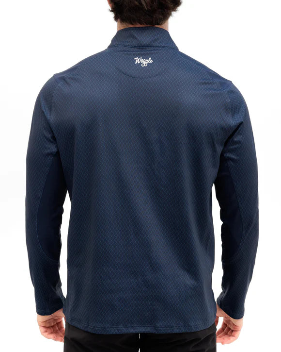 Waggle Deep Waters Men's Twilight Quarter Zip