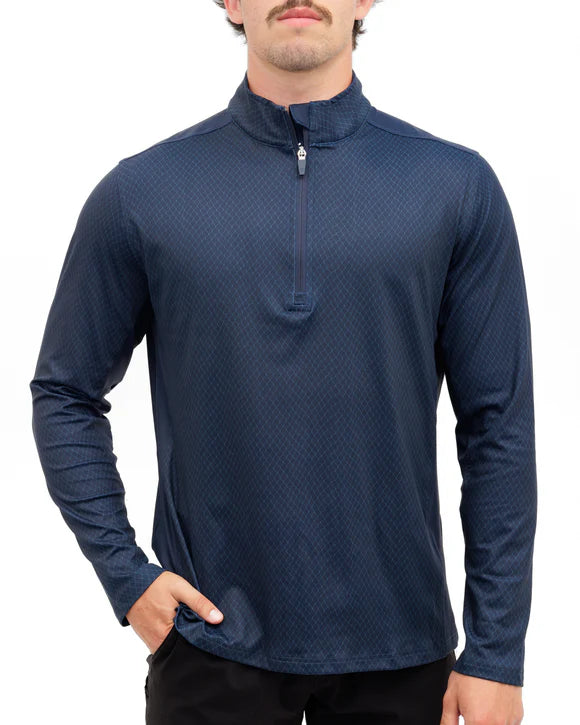 Waggle Deep Waters Men's Twilight Quarter Zip