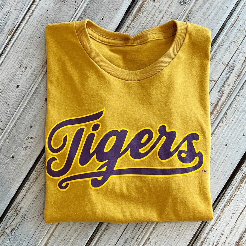 Nola Mercantile LSU Tigers Script Crop