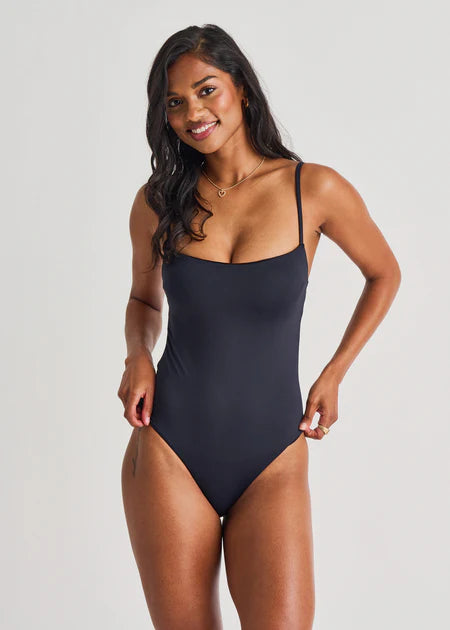 Everyday Sunday Women's Extra High Leg Cami One-Piece
