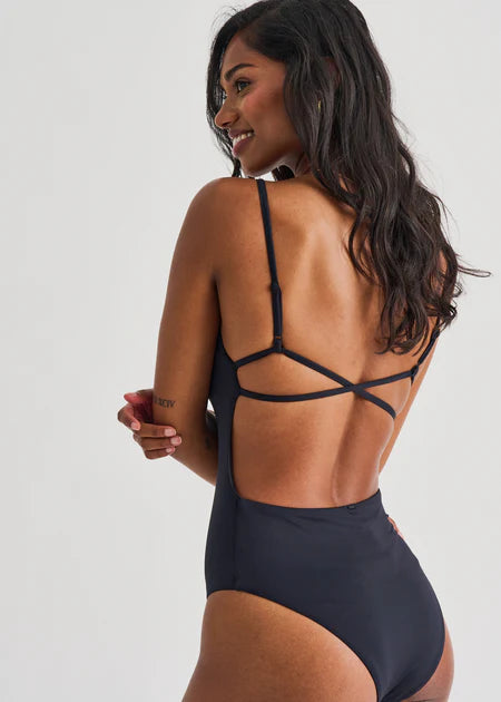 Everyday Sunday Women's Extra High Leg Cami One-Piece